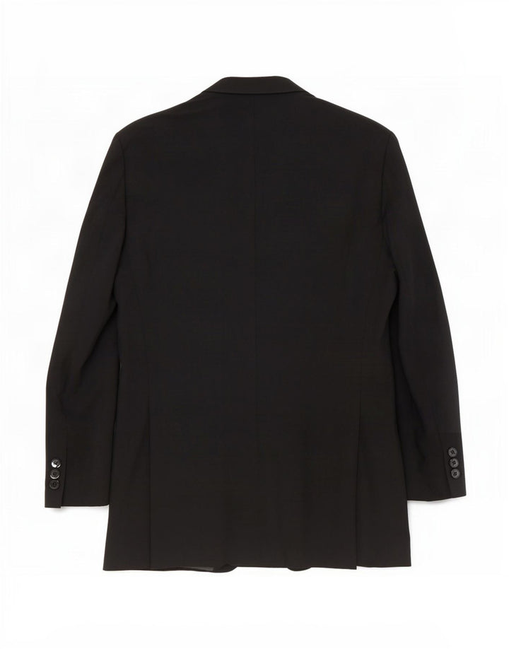 Marks & Spencer Herre 2-knaps blazerjakke UK 40 Medium Sort Polyester