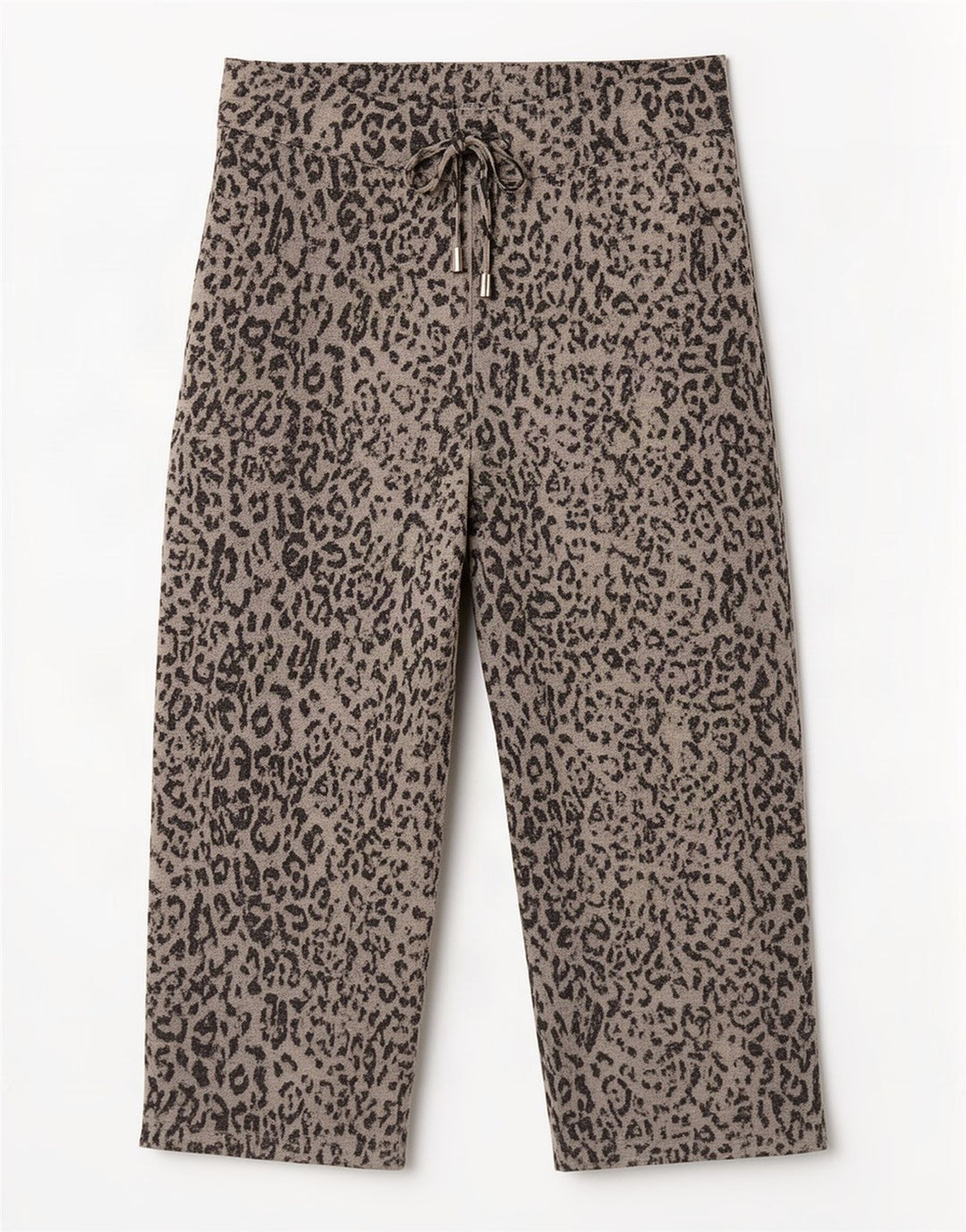 Marks & Spencer Womens Cropped Trousers UK 10 Small W28 L23 Grå