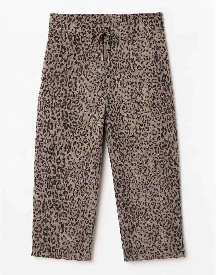 Marks & Spencer Womens Cropped Trousers UK 10 Small W28 L23 Grå