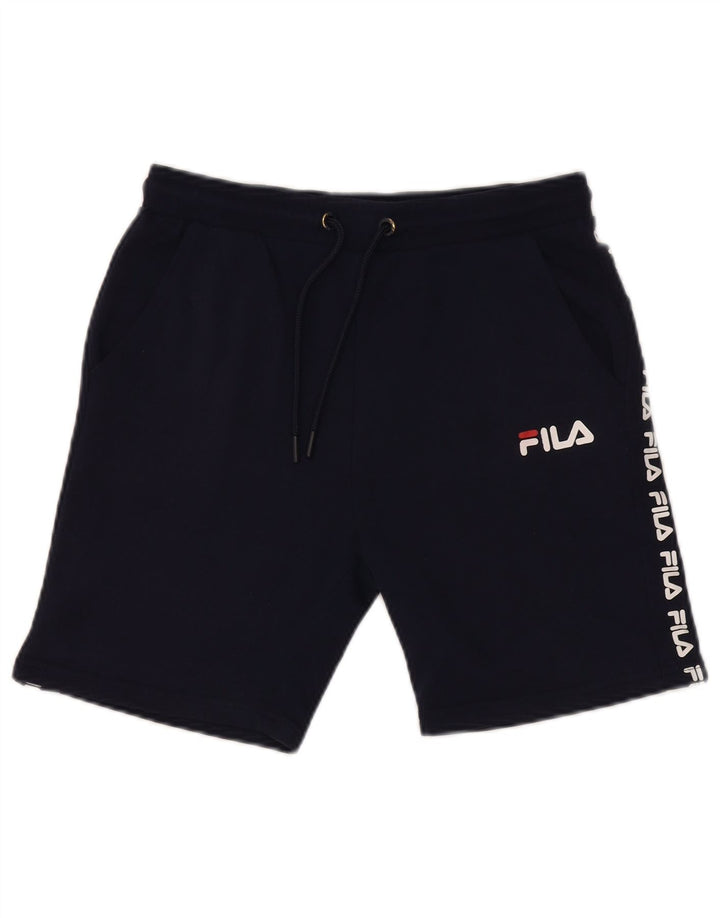 FILA Grafiske sportsshorts til drenge 13-14 år marineblå polyester