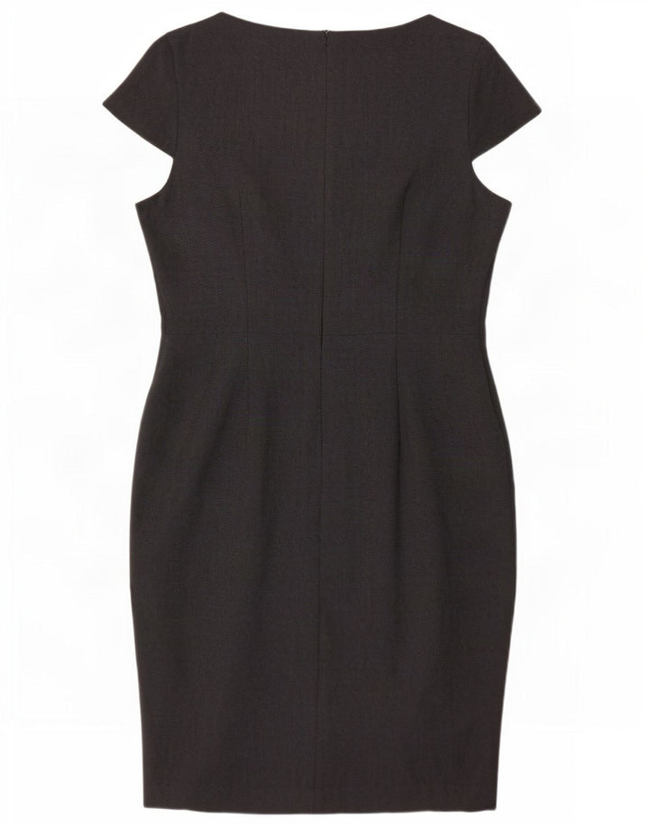 Marks & Spencer Womens Sheath Dress UK 14 Large Grå Polyester