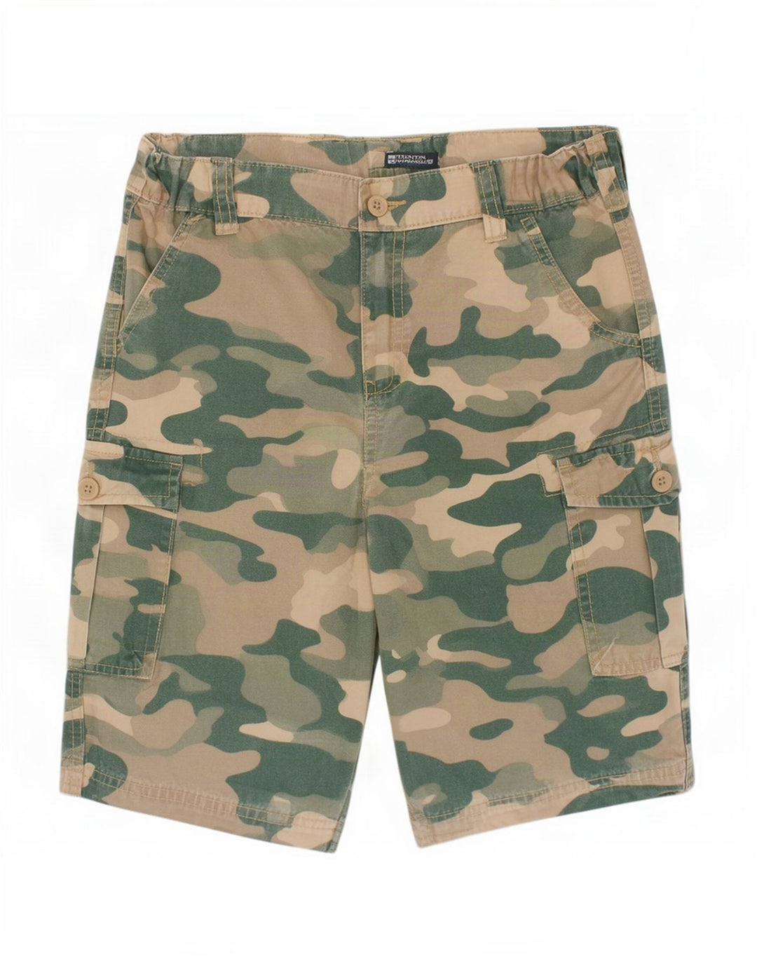 Mountain Warehouse Boys Cargo Shorts 12-13 år W30 Grøn Camouflage