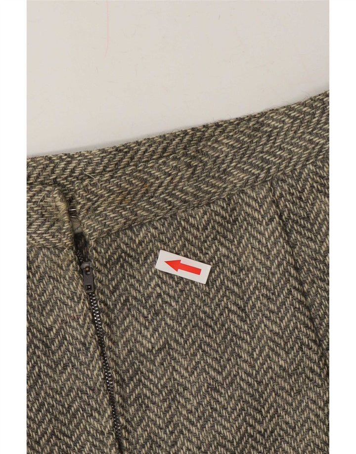 Vintage kvinders 2-delt nederdelsæt IT 44 Medium W28 Grøn sildeben