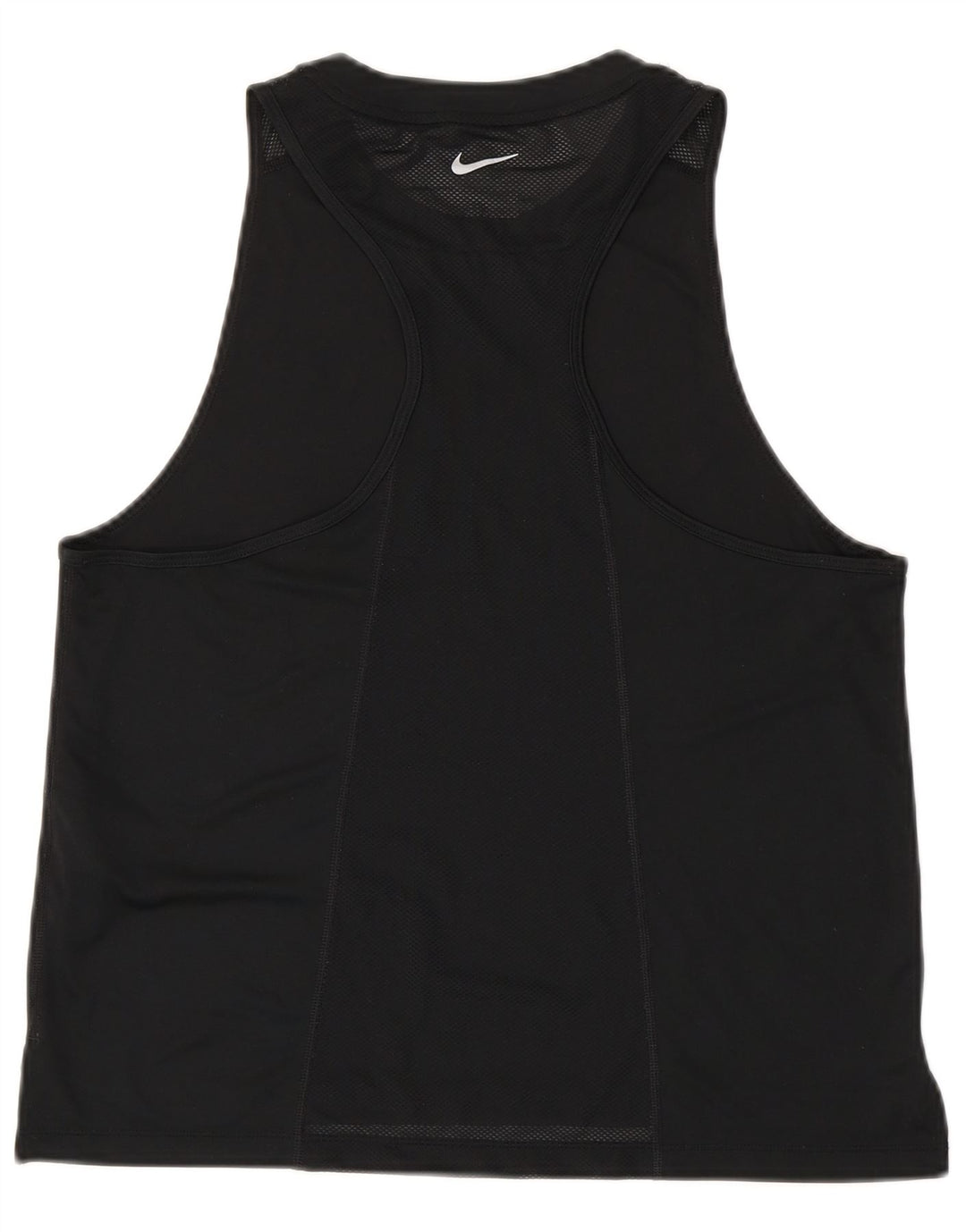 Nike Dame Dri Fit Vest Top UK 14 Large Black Polyester