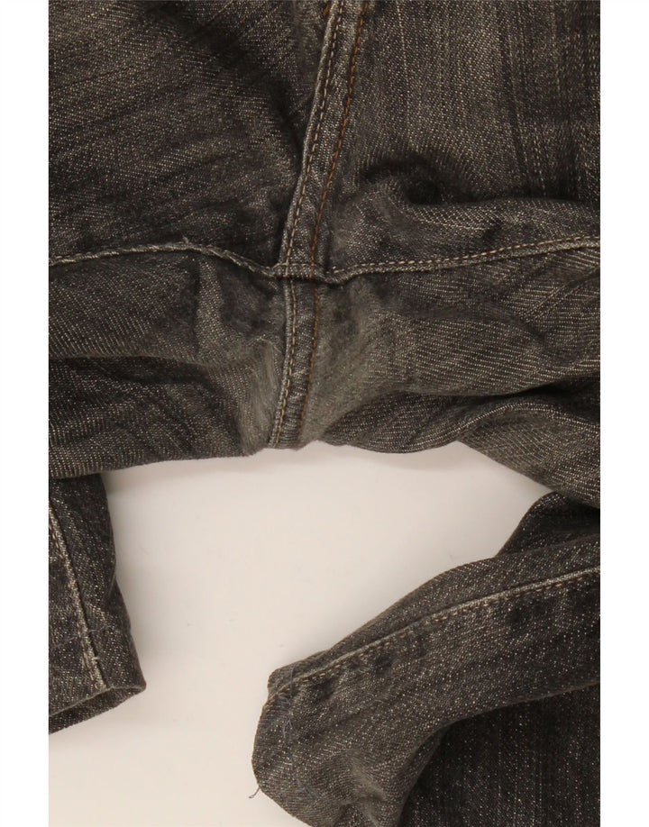 CALVIN KLEIN Herre Bootcut Jeans W36 L30 Sort Bomuld