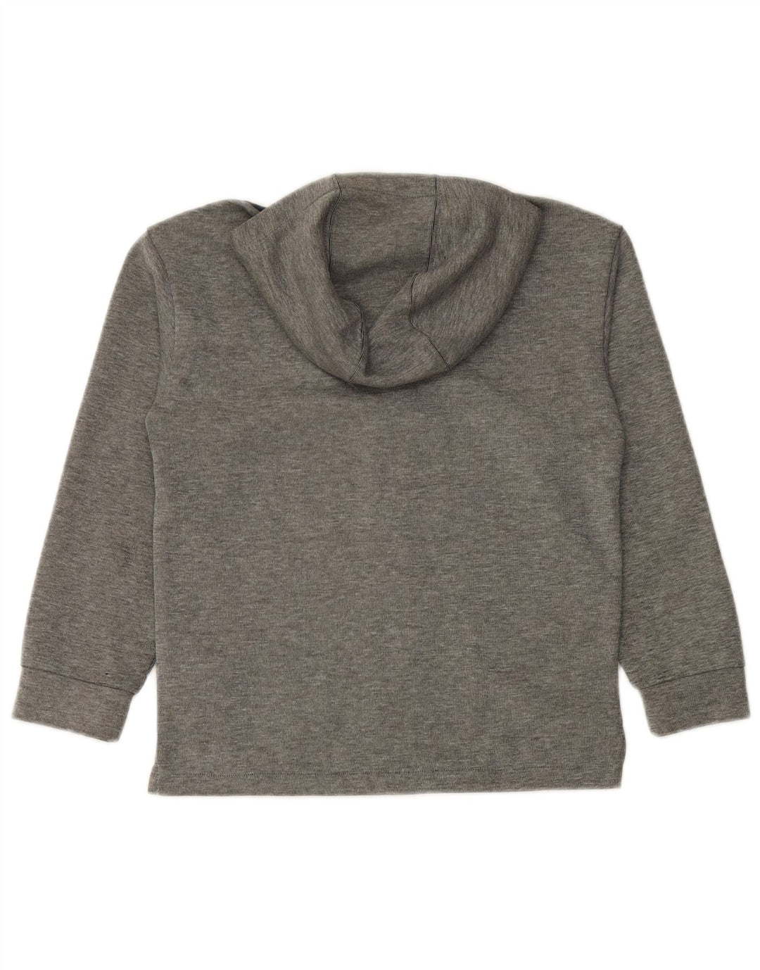 PUMA drenge grafisk hættetrøje med lynlås 9-10 år grå farveblok polyester