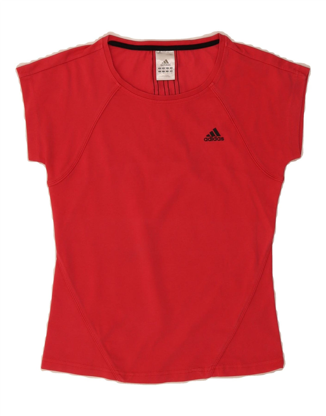 ADIDAS Womens Climalite T-Shirt Top UK 10 Small Pink Vintage Adidas and Second-Hand Adidas from Messina Hembry 