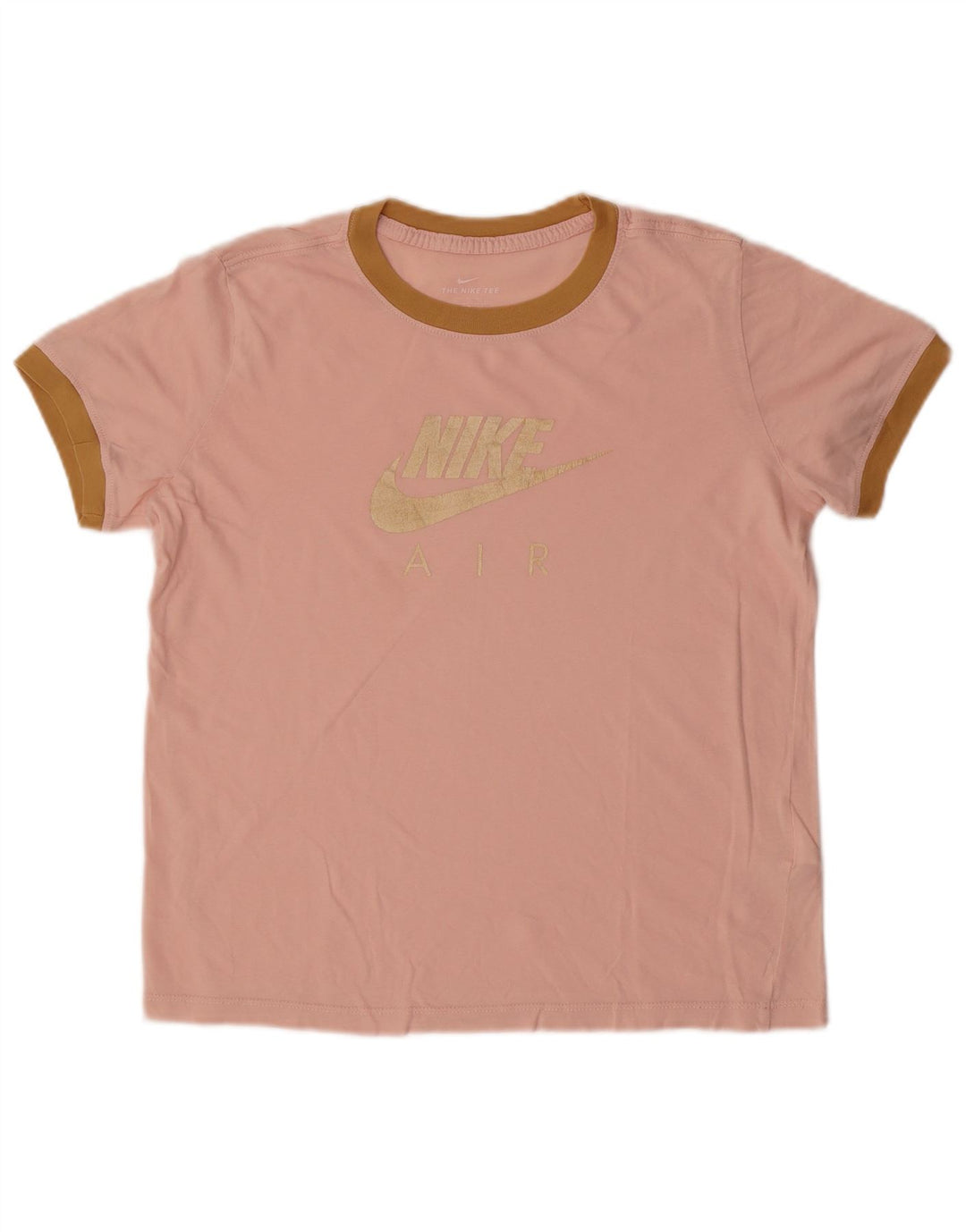 NIKE piger grafisk t-shirt top 13-14 år XL Pink bomuld