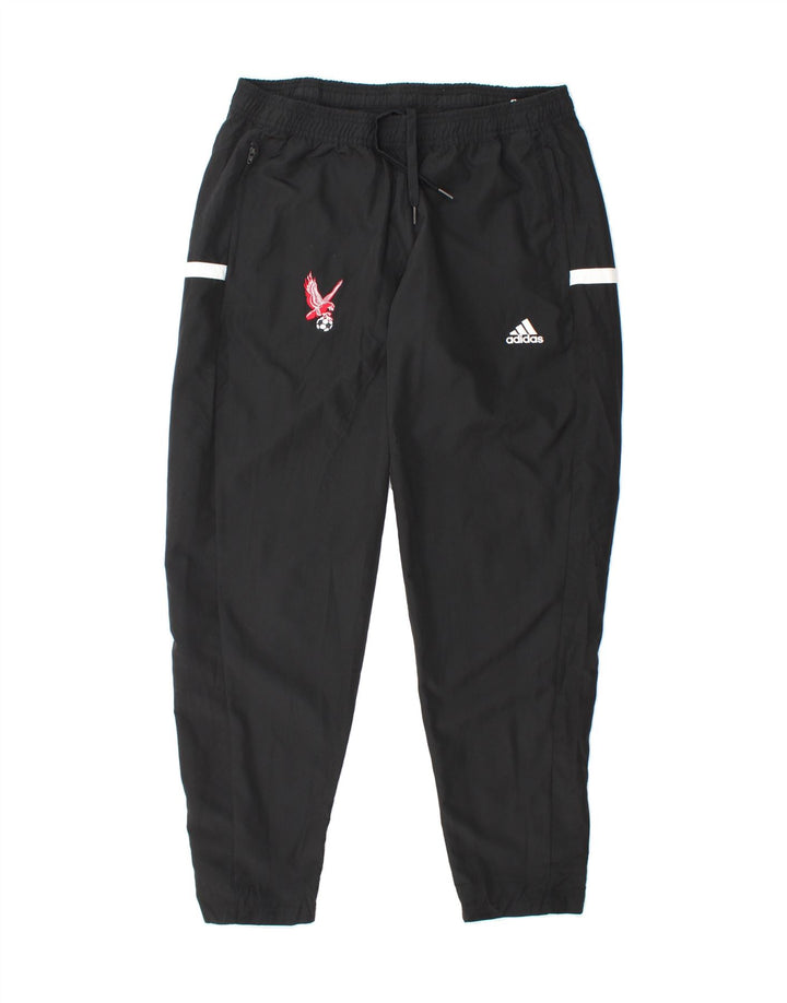 ADIDAS Womens Climalite Tracksuit Trousers UK 16/18 Large  Black Polyester Vintage Adidas and Second-Hand Adidas from Messina Hembry 