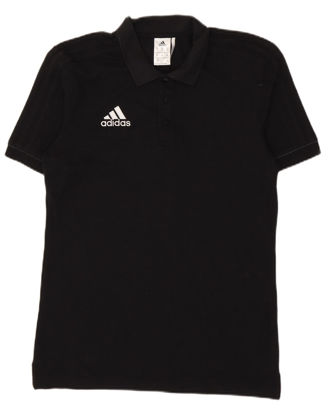 Adidas Herre Climalite Polo Shirt Medium Sort Bomuld