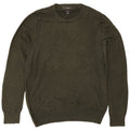 Marks & Spencer Herre sweater med rund hals, medium Khaki Bomuld