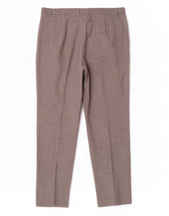 Marks & Spencer jakkesætsbukser til kvinder UK 16 Large W34 L30 Grå polyester