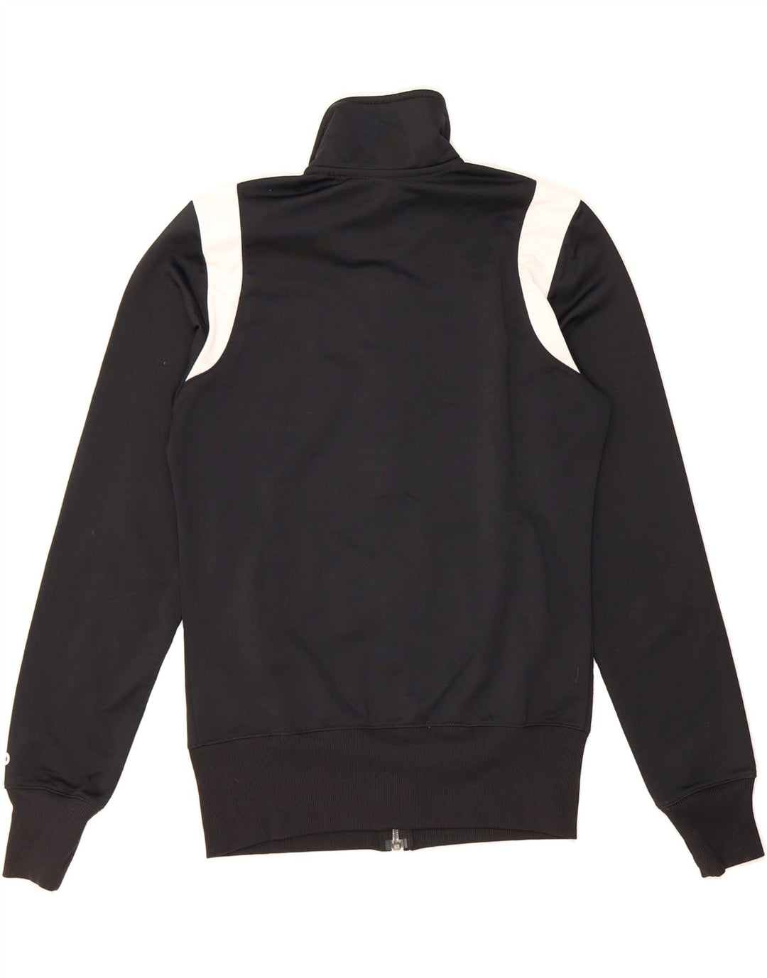 NIKE Womens Tracksuit Top Jacket UK 14 Medium Black Colourblock Polyester Vintage Nike and Second-Hand Nike from Messina Hembry 