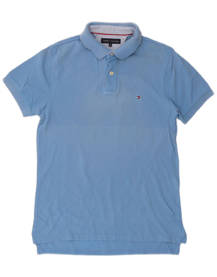 TOMMY HILFIGER Poloshirt til mænd Medium blå bomuld