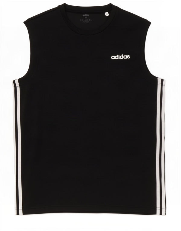 Adidas Herre Climalite Grafisk Vest Top Medium Sort Polyester