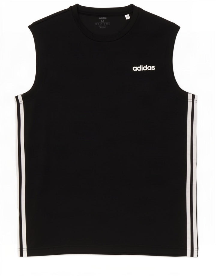 Adidas Herre Climalite Grafisk Vest Top Medium Sort Polyester