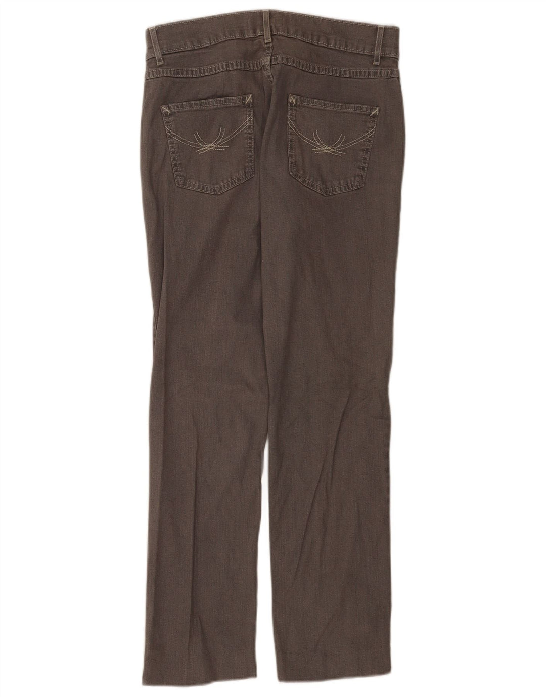 Marks & Spencer Dame Straight Jeans UK 12 Medium W30 L28 Grå Bomuld