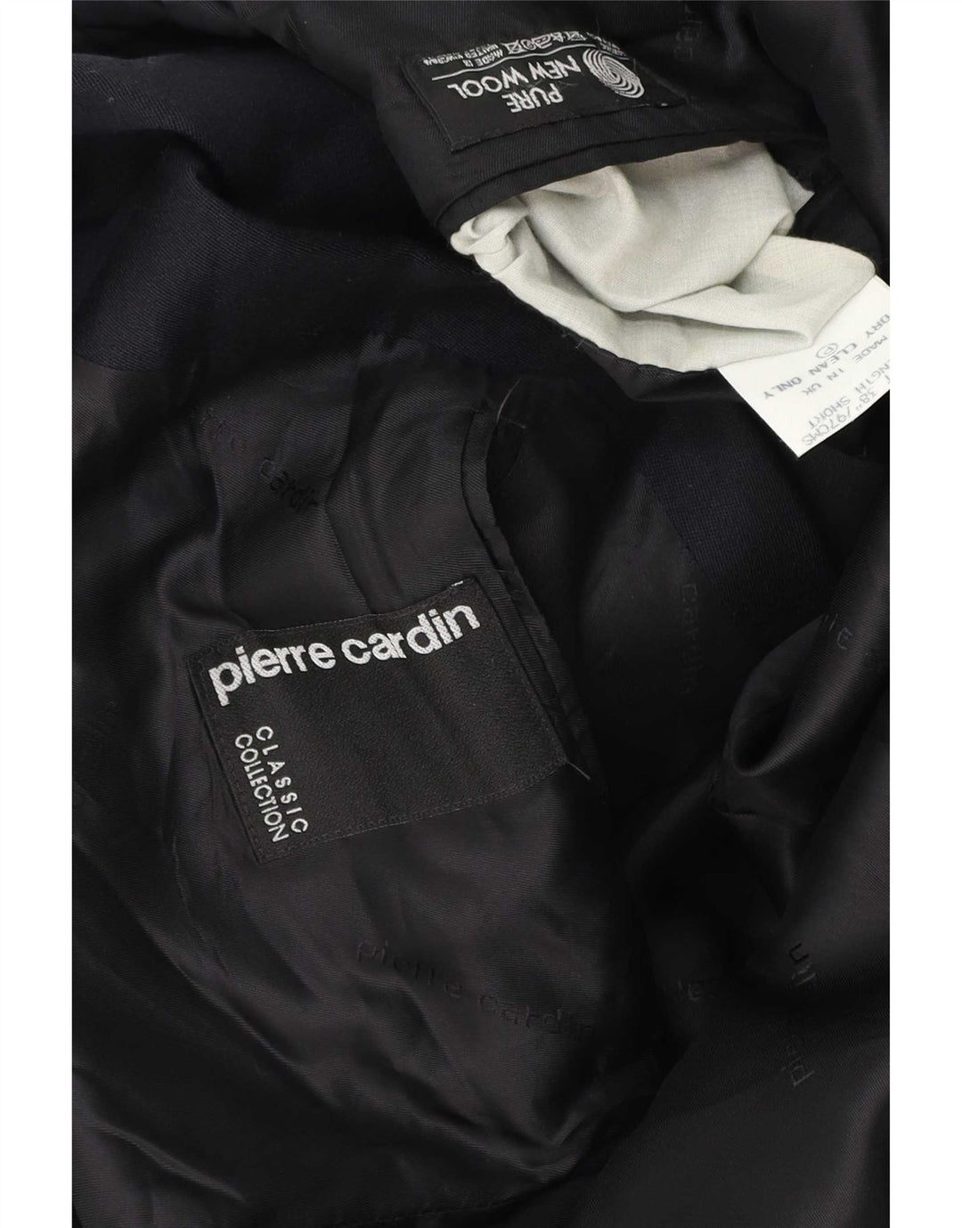 Pierre Cardin Herre dobbeltradet blazerjakke UK 38 Medium Navy Blue