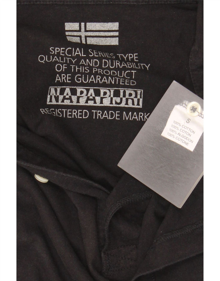 NAPAPIJRI Herre poloshirt Lille sort bomuld