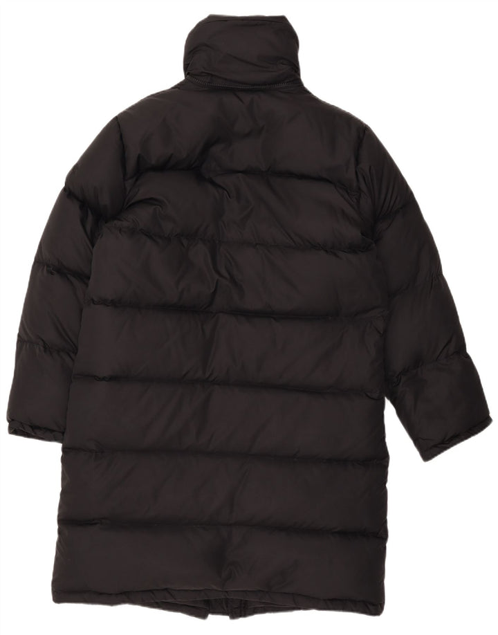 Replay Dame Oversized Polstret Frakke UK 6 XS Sort Polyamid