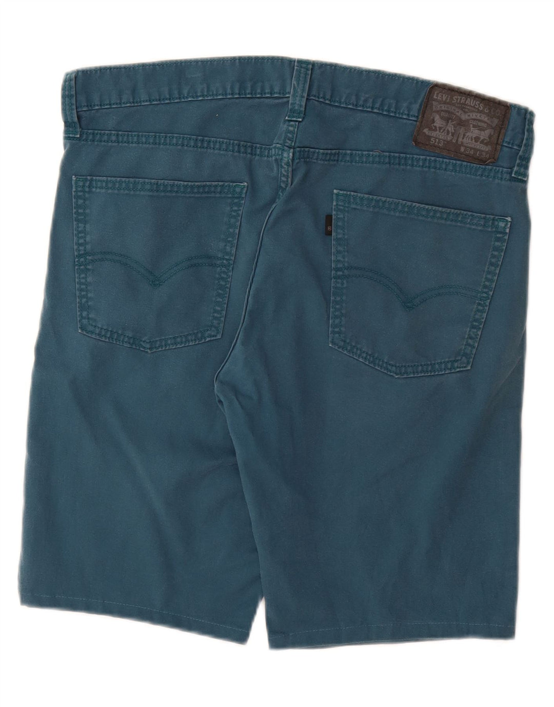 LEVI'S Mens 513 Denim Shorts W34 Large  Blue Cotton Vintage Levi's and Second-Hand Levi's from Messina Hembry 