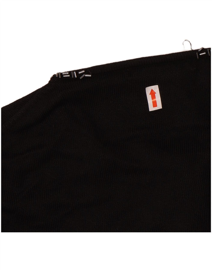 Marks & Spencer Dame Crop Cardigan Sweater UK 12 Medium Black