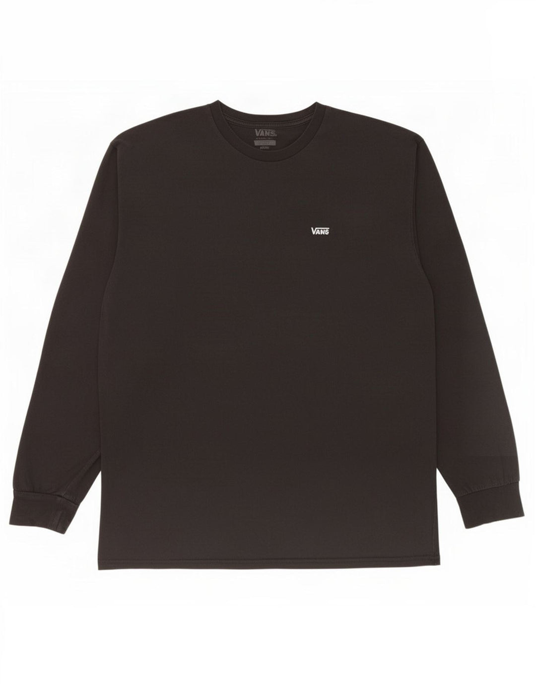 Vans Herre Classic Fit Top Langærmet Stor Sort Bomuld
