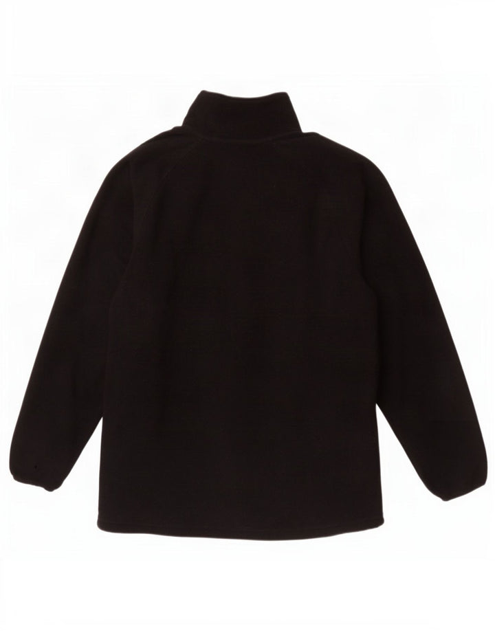 Canterbury Fleece Jumper med lynlås til mænd mellem sort polyester