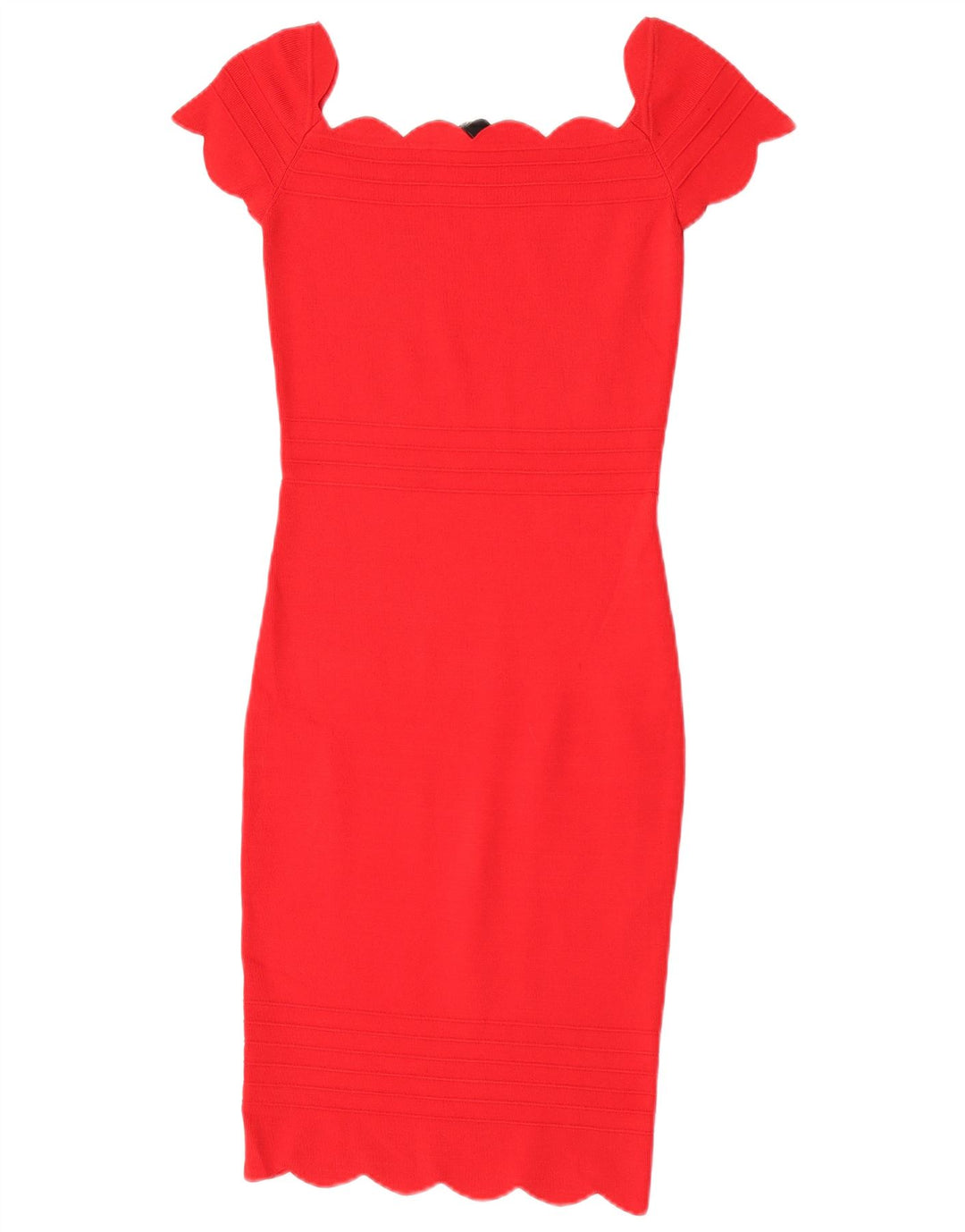 Lipsy Womens Bodycon Dress UK 10 Lille rød polyamid