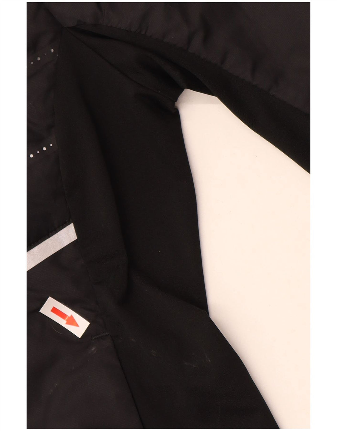NIKE Racerjakke til kvinder UK 12 Medium Sort Polyester