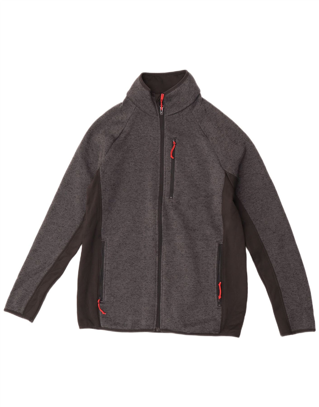 Mountain Warehouse Herre træningsdragt Topjakke Stor Grå Colourblock