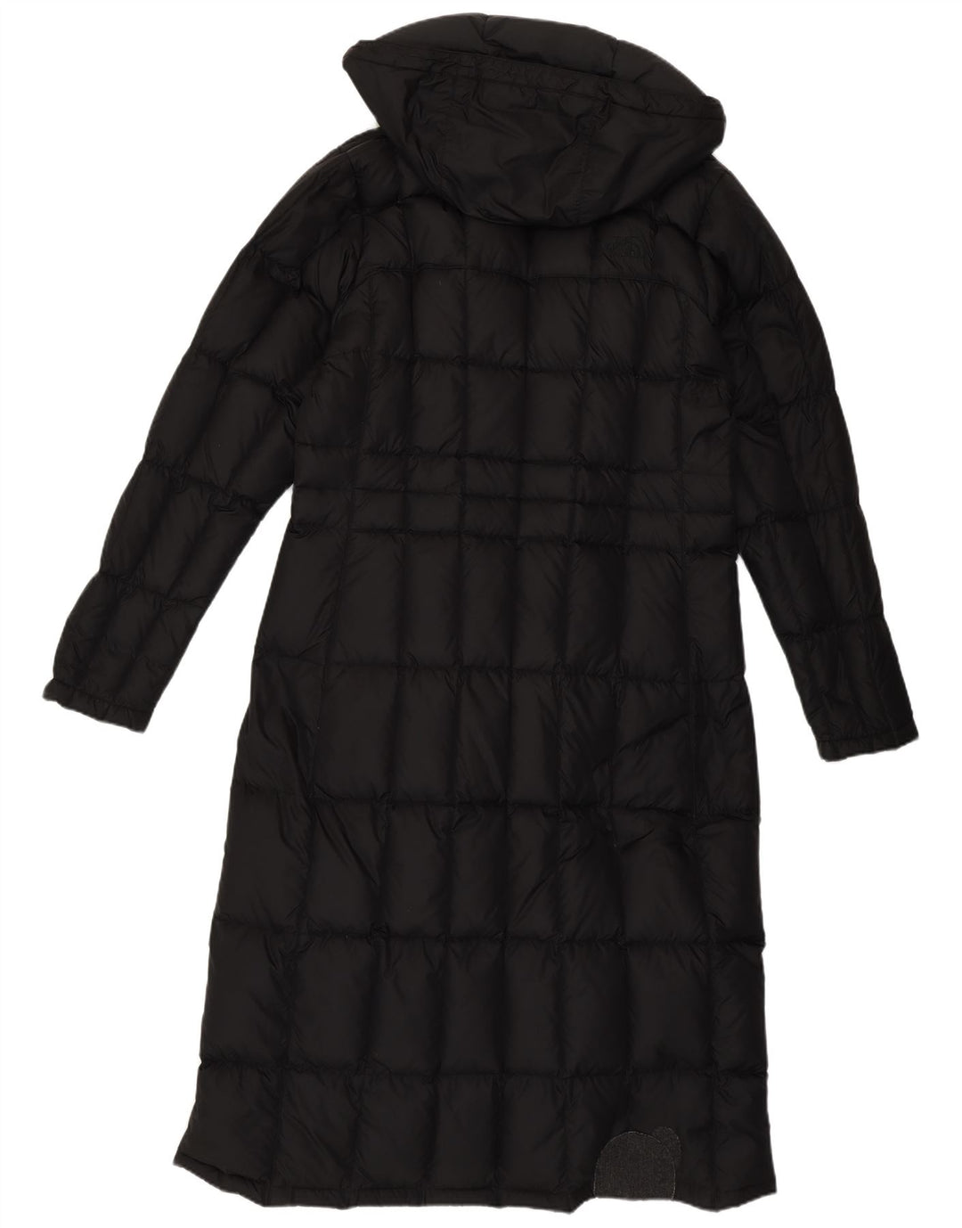The North Face Dame Hooded Longline Polstret Frakke UK 12 Medium Black