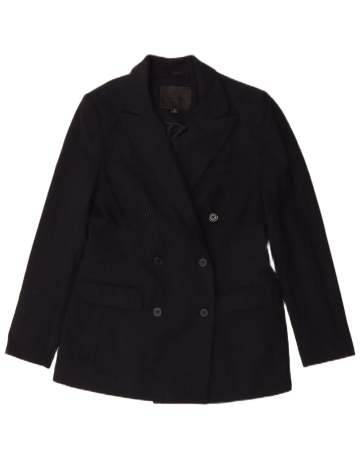 Marks & Spencer Dame Autograph Blazer Jacket UK 10 Small Navy Blue