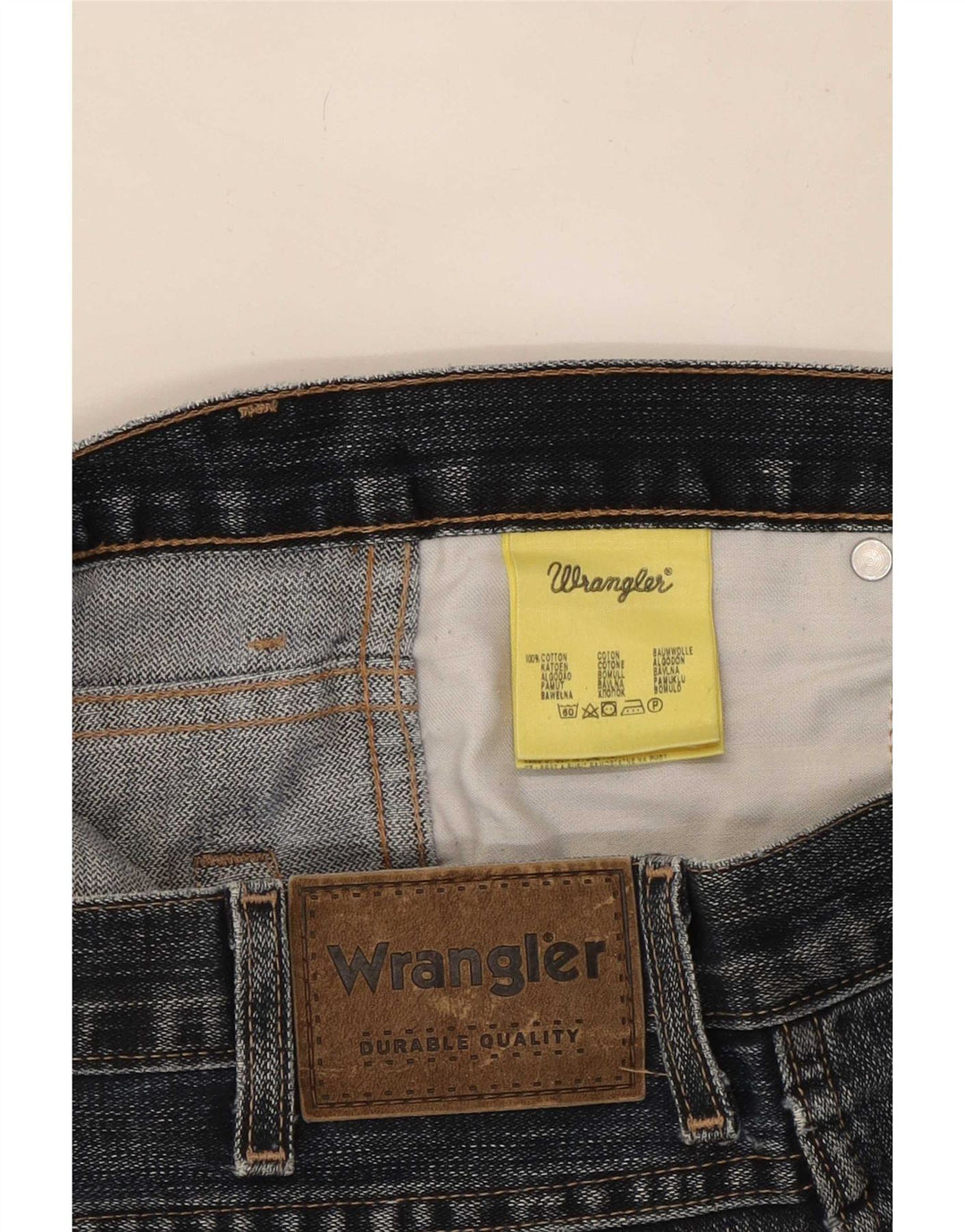 Wrangler Bootcut jeans til mænd W31 L32 Marineblå bomuld
