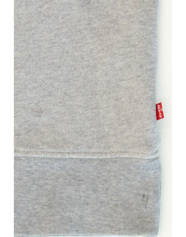 LEVI'S Mens Graphic Sweatshirt Jumper Medium Grey Cotton Vintage Levi's and Second-Hand Levi's from Messina Hembry 