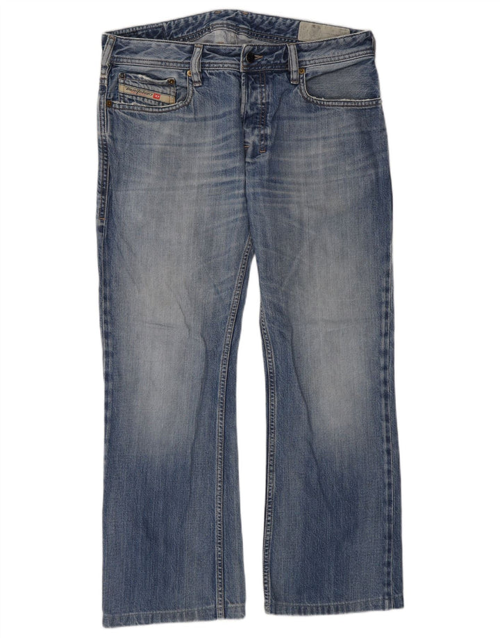 Diesel Herre Zatiny Regular Bootcut Jeans W30 L27 Blå Bomuld