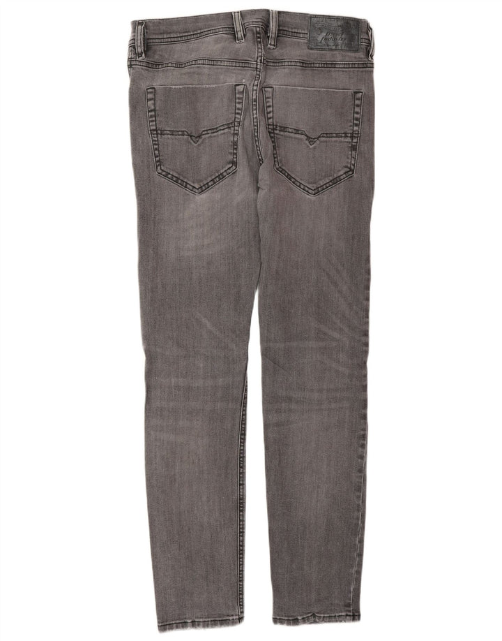 DIESEL Skinny Jeans til mænd W29 L30 Grå bomuld
