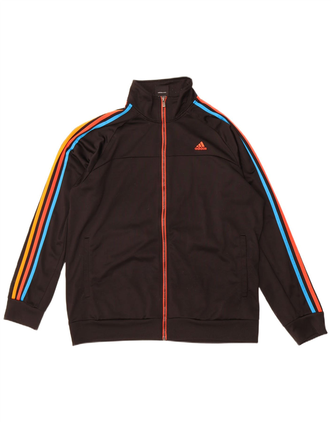 Adidas Herre Climalite træningsdragt Topjakke UK 46/48 XL Sort Polyester