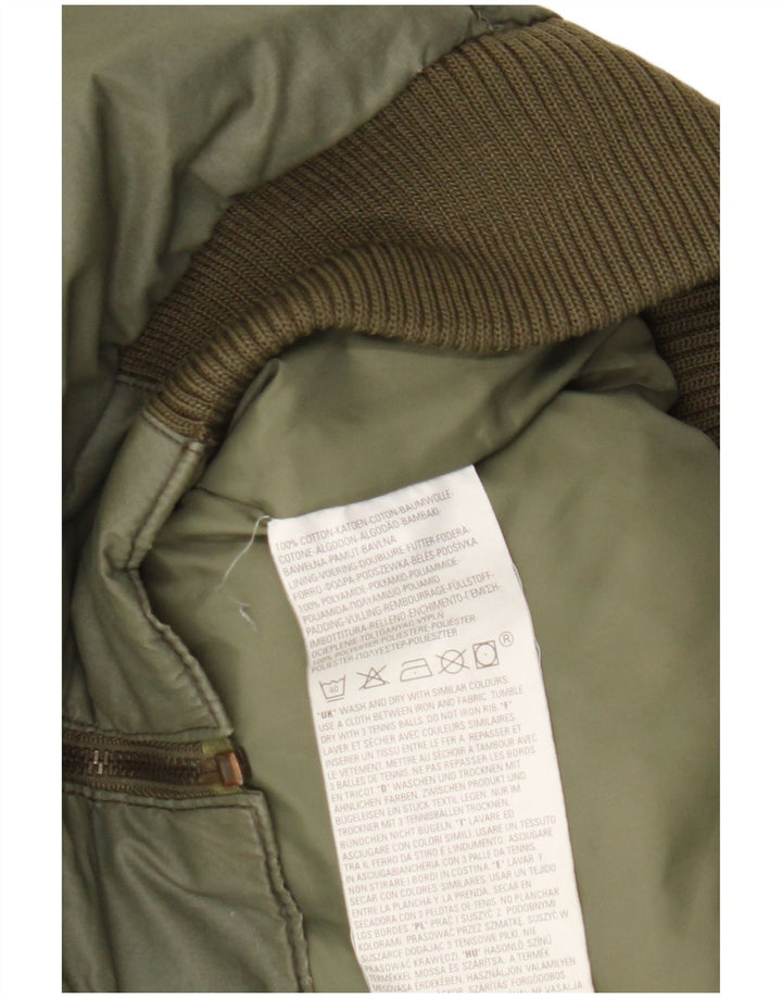 Levi's Polstret Gilet til mænd UK 40 Stor grøn bomuld