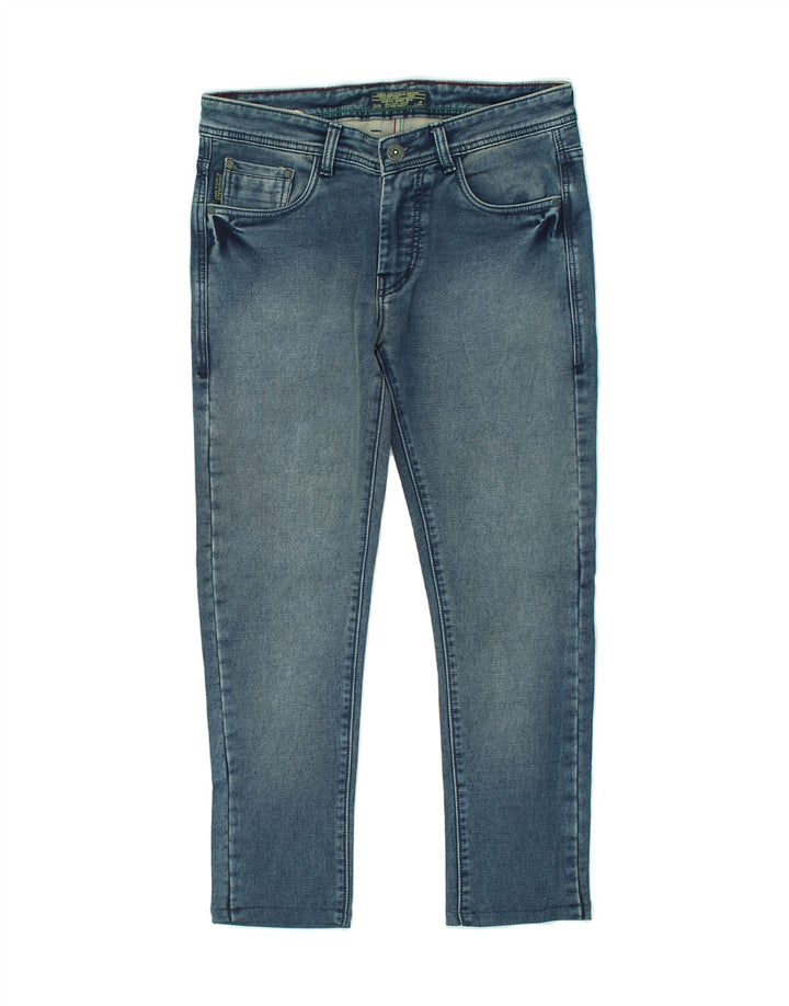 JACK & JONES Mens Slim Cropped Jeans W32 L26 Blue Cotton | Vintage Jack & Jones | Thrift | Second-Hand Jack & Jones | Used Clothing | Messina Hembry 