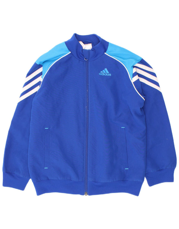 Adidas Træningsdragt Topjakke til drenge 7-8 år Blå Colourblock Polyester