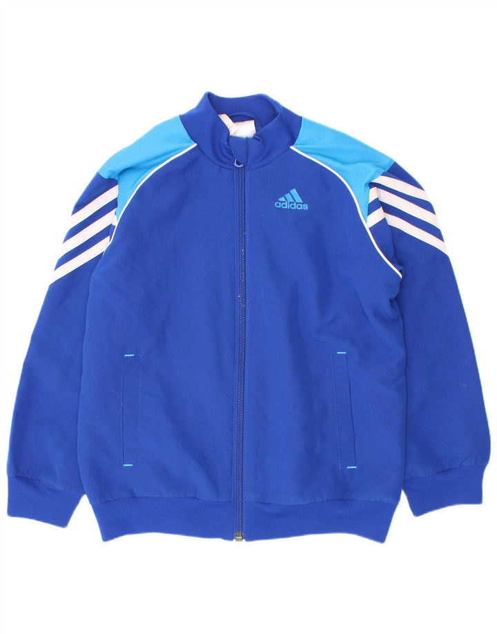 Adidas Træningsdragt Topjakke til drenge 7-8 år Blå Colourblock Polyester
