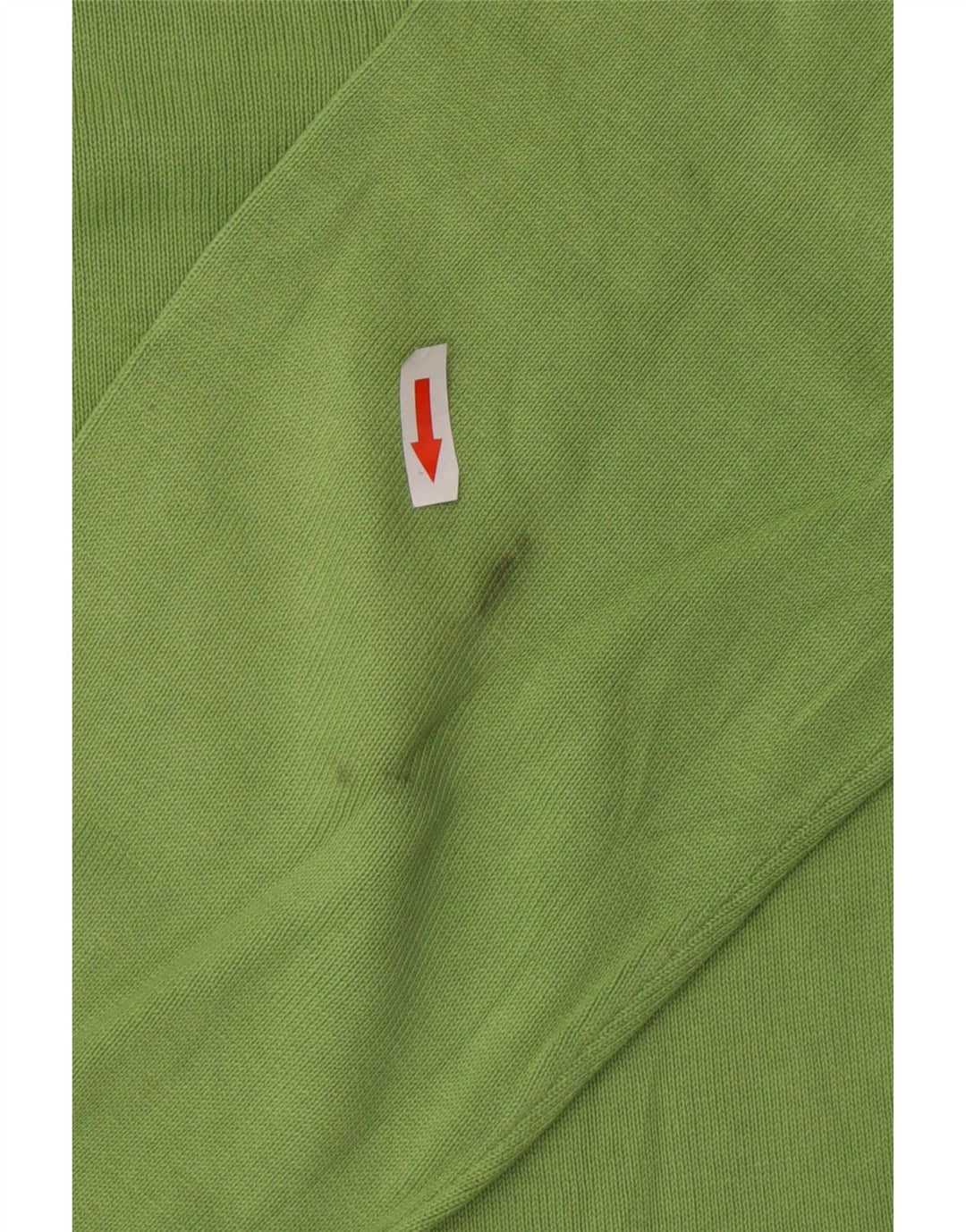 Zara Herre Jumper Sweater med rund hals Stor grøn bomuld