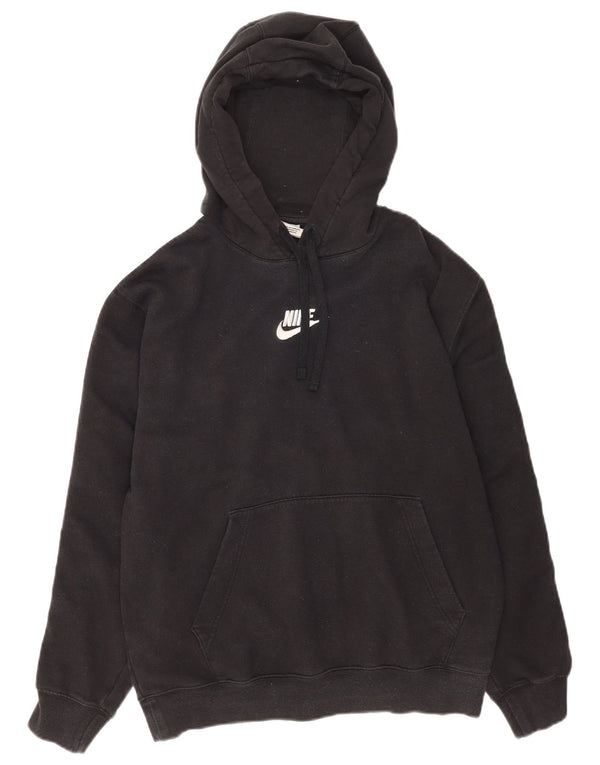 Nike grafisk hættetrøje til mænd Medium Sort Colourblock Bomuld
