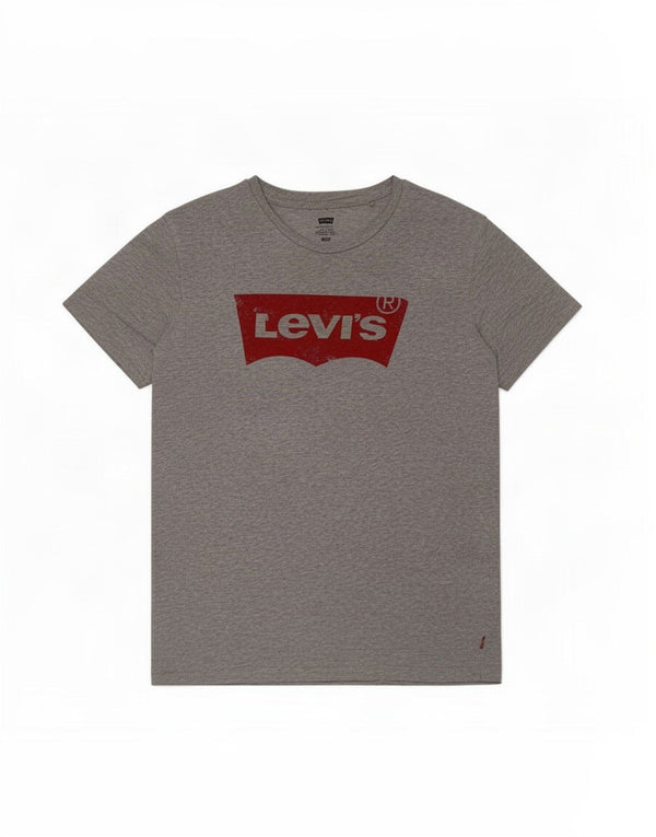 Levi's Mens Graphic T-Shirt Top Medium Grey Cotton