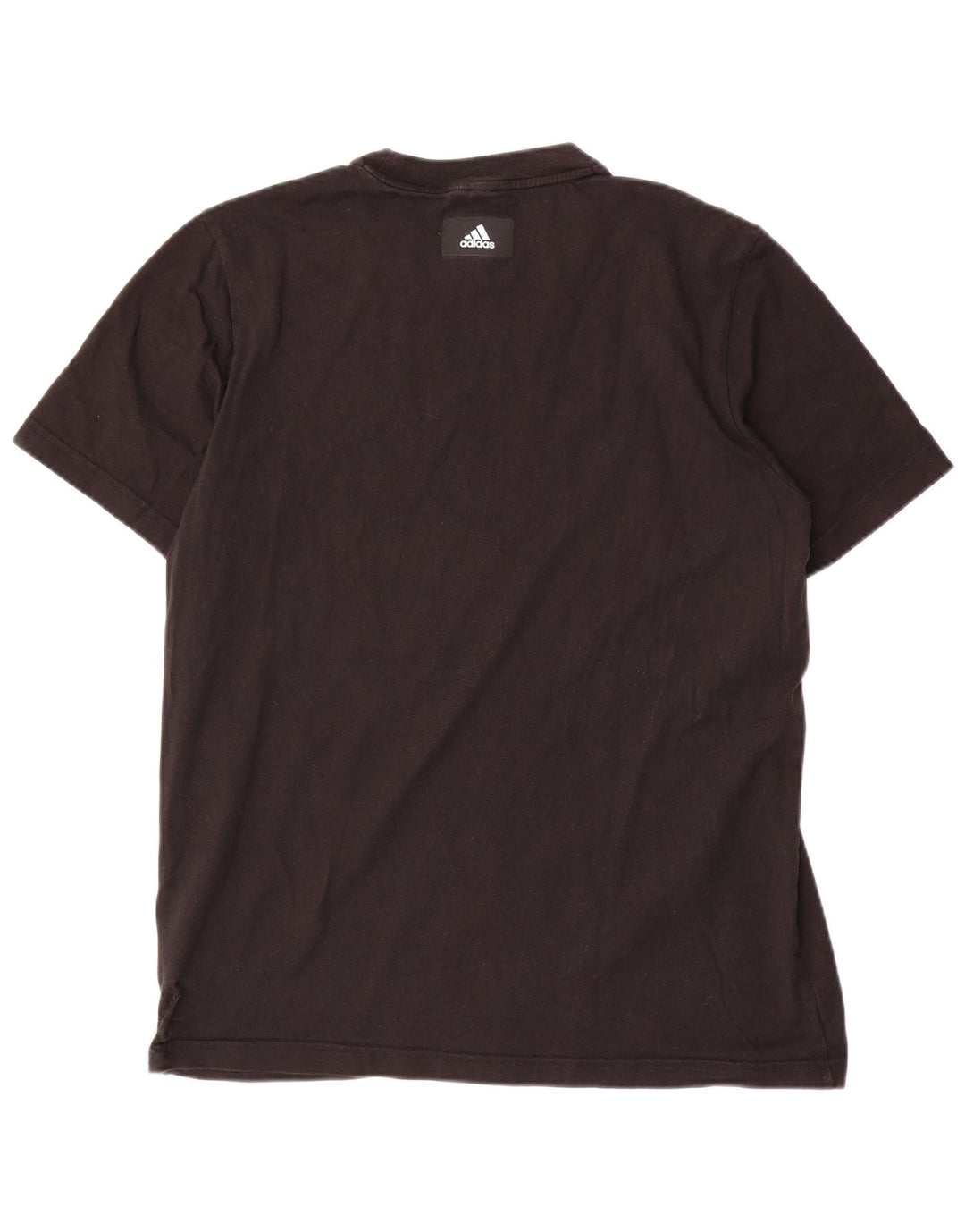 Adidas Herre grafisk T-shirt Top Medium Sort Bomuld