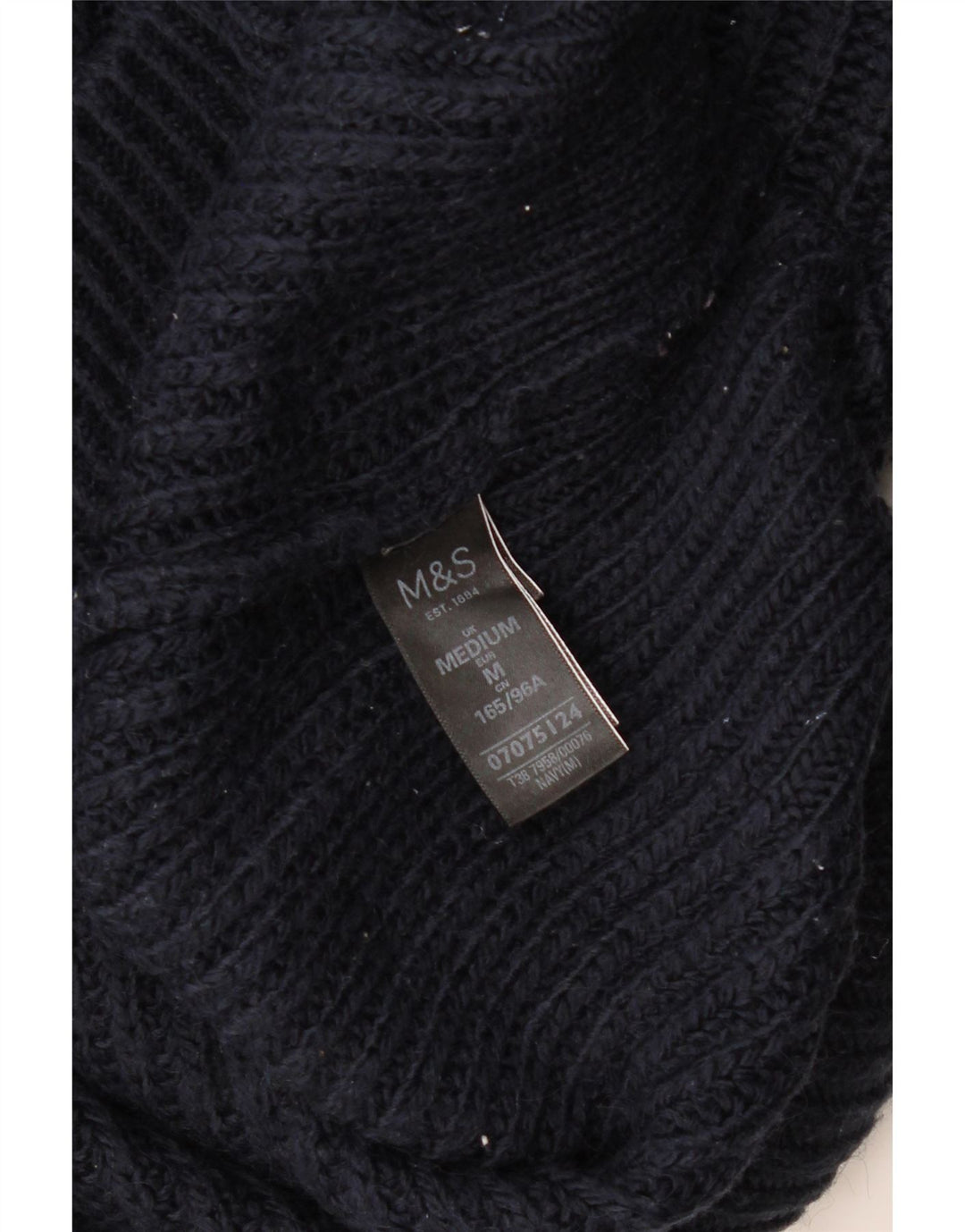 Marks & Spencer Dame Oversized Jumper Sweater UK 14 Medium Navy Blue