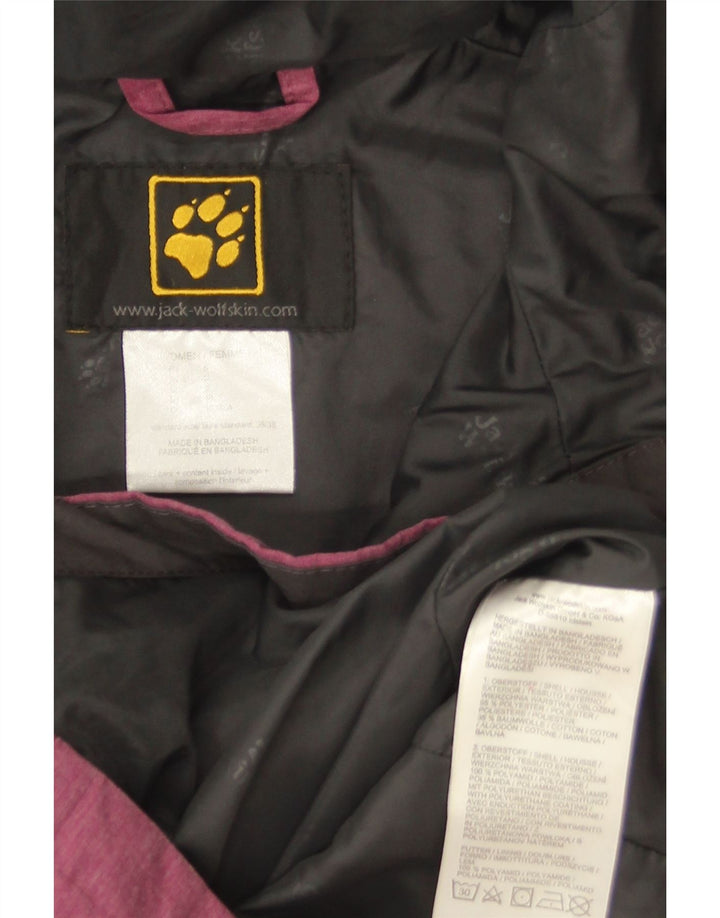 Jack Wolfskin Dame Hættevindjakke UK 10 Small Pink Polyester