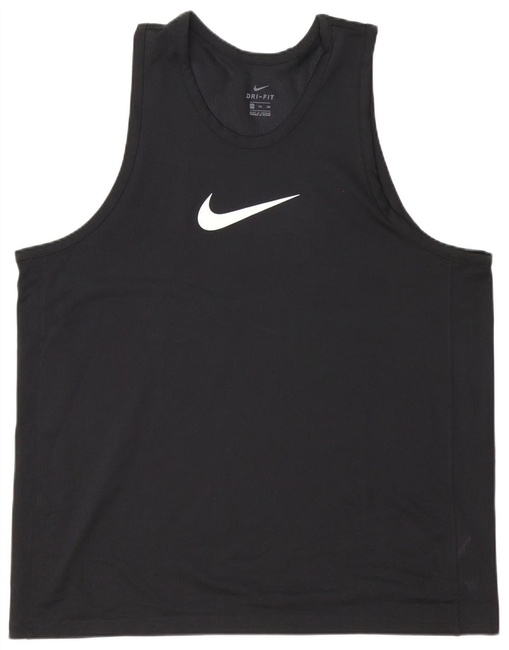 Nike Herre Dri Fit Vest Top 2XL Sort Polyester