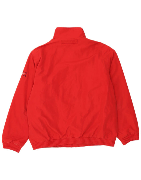 Kartel Herre Bomber Jacket UK 38 Medium Rød Polyester